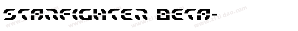 Starfighter Beta字体转换